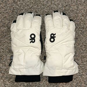 White Outdoor Research Gloves